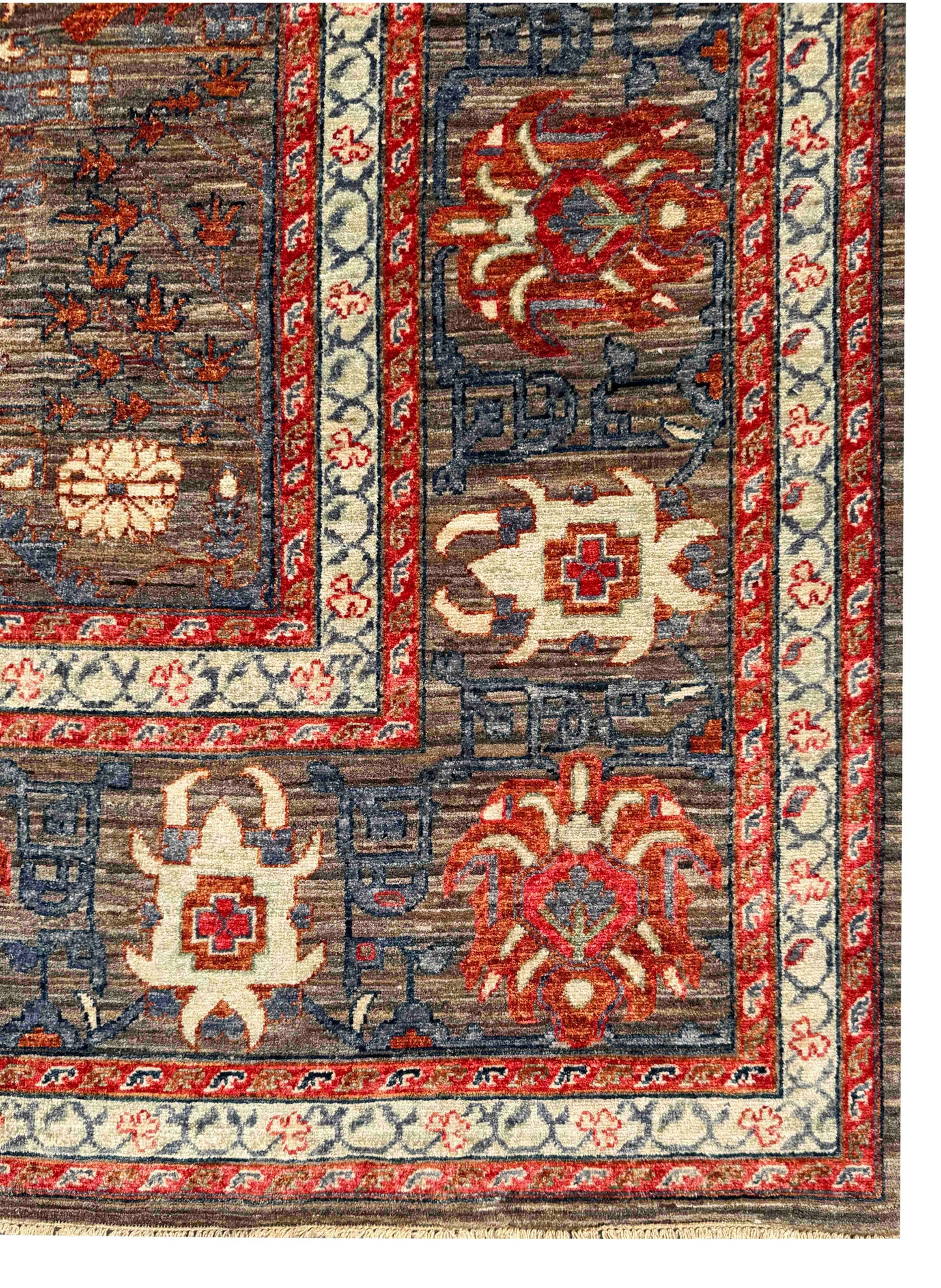 Turkmen weave Afghan,  19th.c Bakhshaiesh-Ziegler inspired, 393x313cm |Rug #27218
