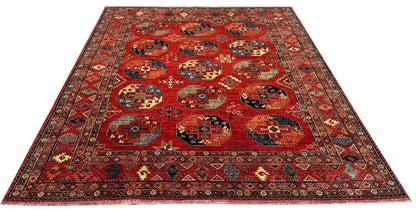 Ersari Turkmen 12th century Temirdshin Gol inspired, 300x249cm | Rug# 27219