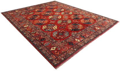 Ersari Turkmen 12th century Temirdshin Gol inspired, 300x249cm | Rug# 27219