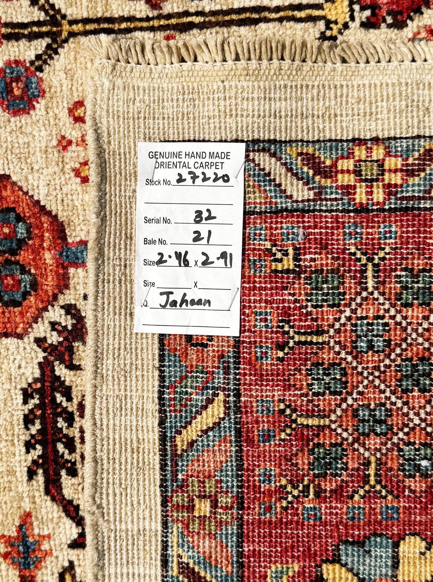 Turkmen weave carpet in  16th century Safavid Garden design, 291x246 cm | Rug #27220