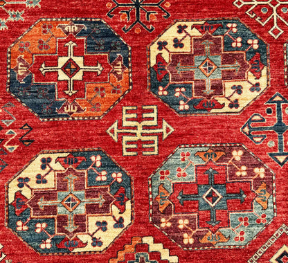 Ersari Turkmen, 12th century Temirdshin Gol inspired, 365x279 cm | Rug# 27225