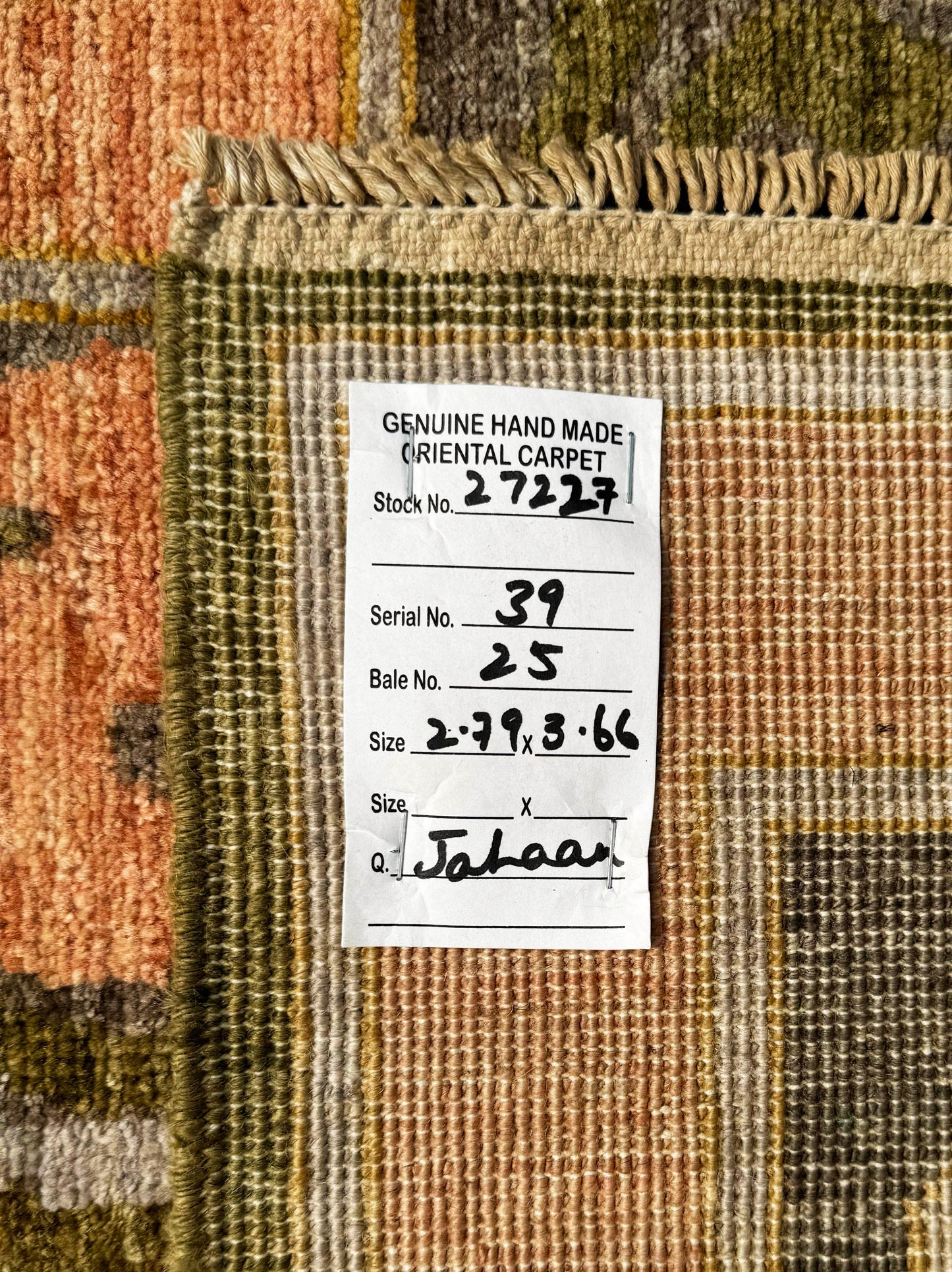 Afghan 19th century Arts and crafts inspired, 366x279 cm| Rug# 27227