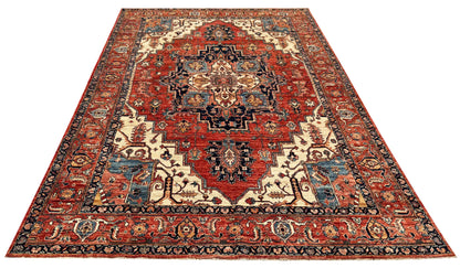 Turkmen weave Afghan 19th century Sultanabad design, 282x188cm | Rug# 27228