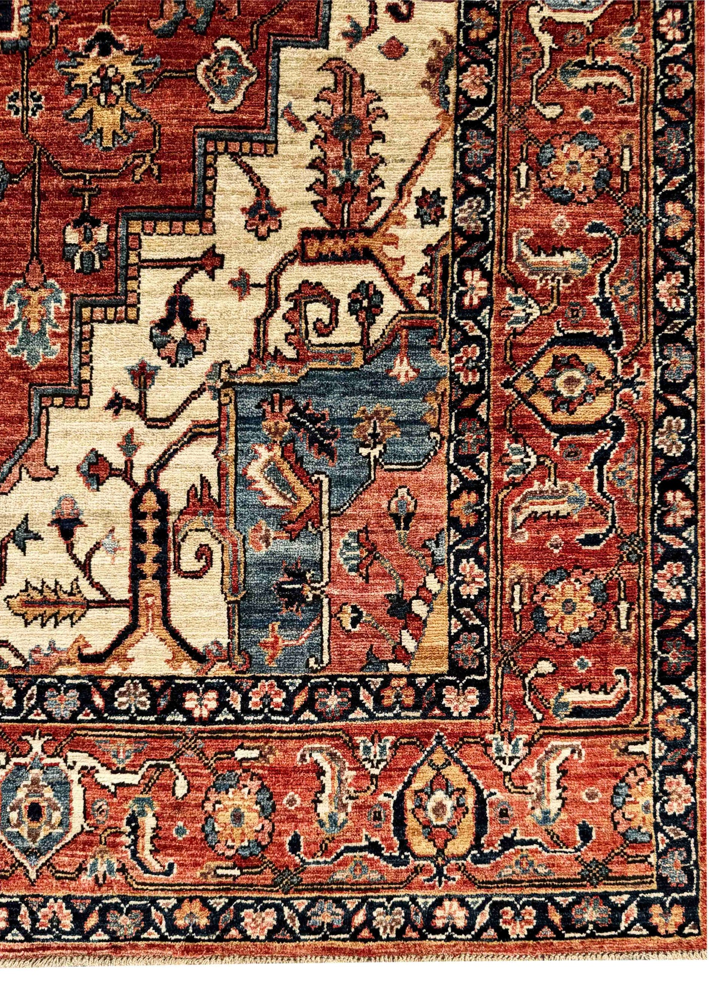 Turkmen weave Afghan 19th century Sultanabad design, 282x188cm | Rug# 27228
