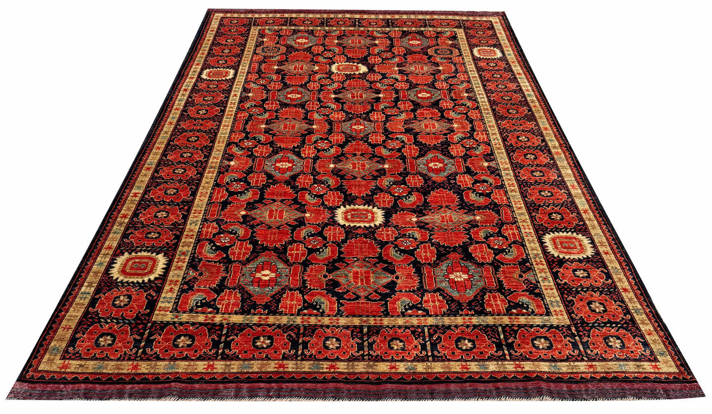 Ersari weave Uzbek, 19th century caucasian design, ,278x194 cm | Rug# 27230