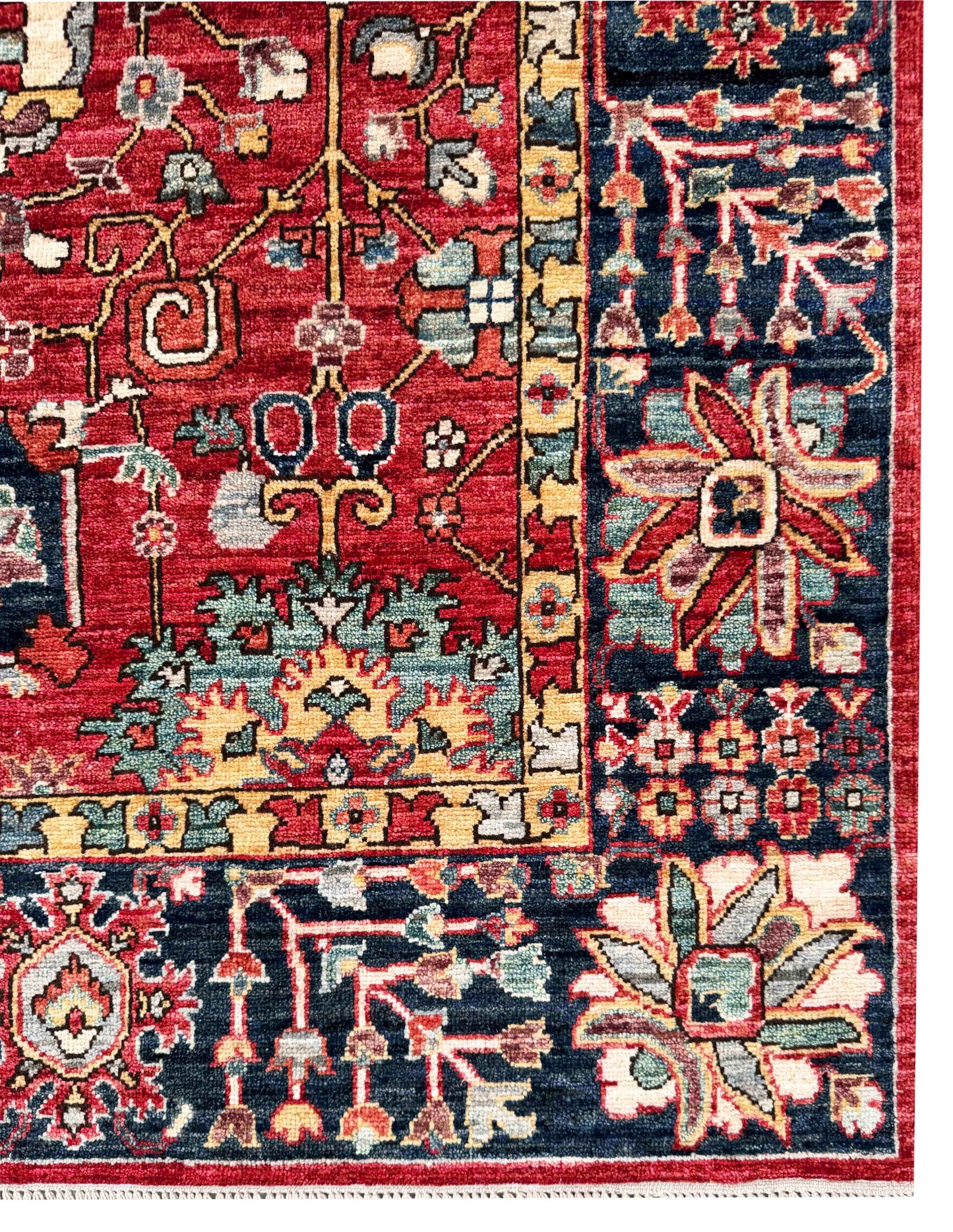 Turkmen weave Afghan,17th Century Safavid inspired,  268x183 cm | Rug# 27233