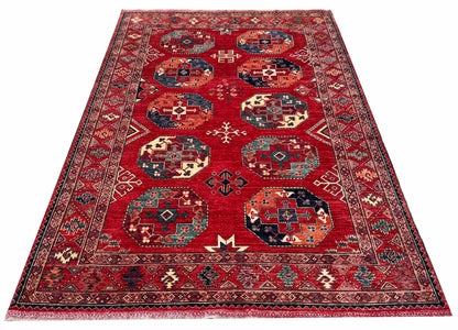 Ersari Turkmen, Khiva-Uzbekistan 256x173 cm | Rug# 27234
