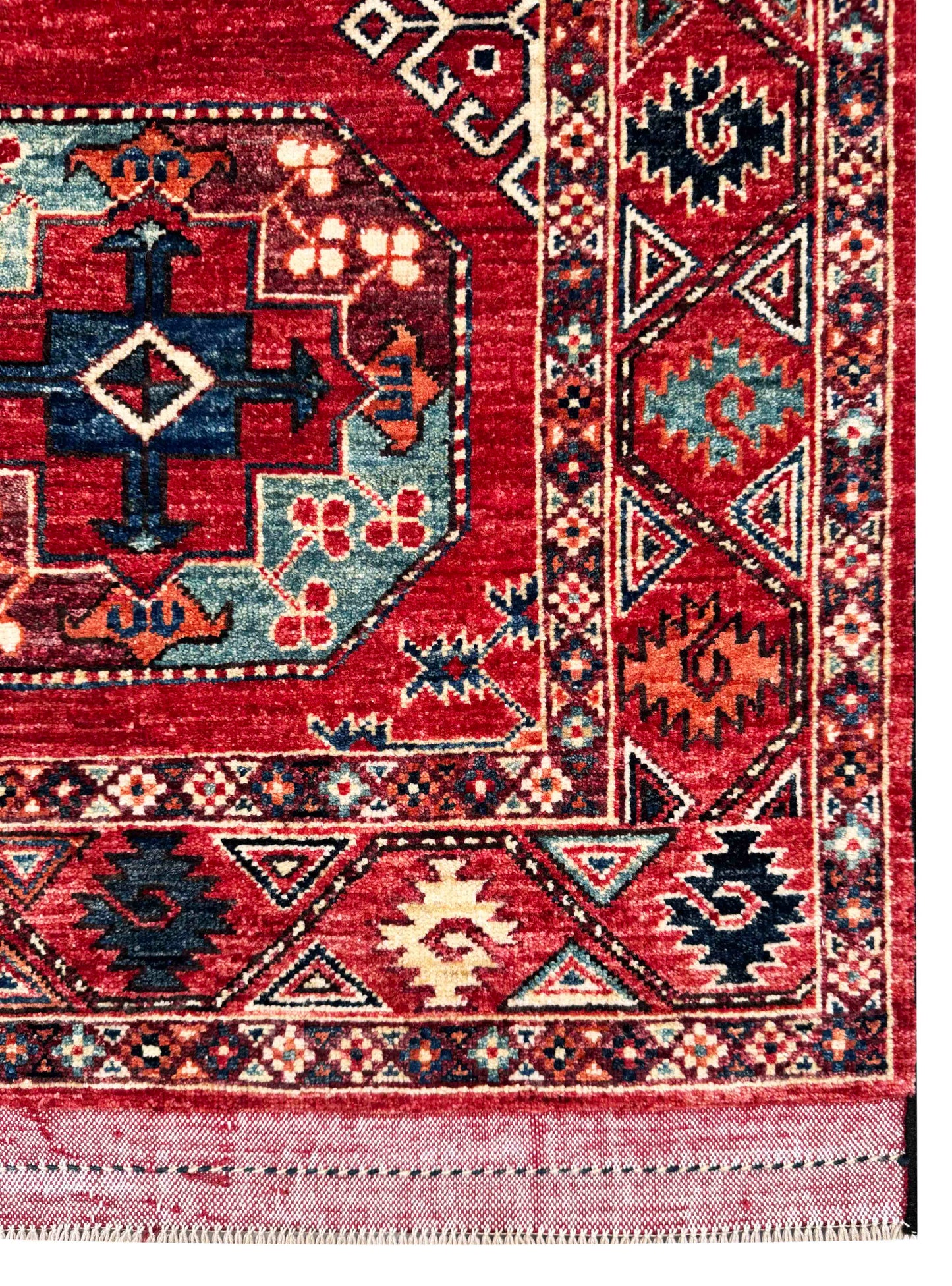 Ersari Turkmen, 12th century Temirdshin Gol inspired  344x78 cm | Rug# 27244