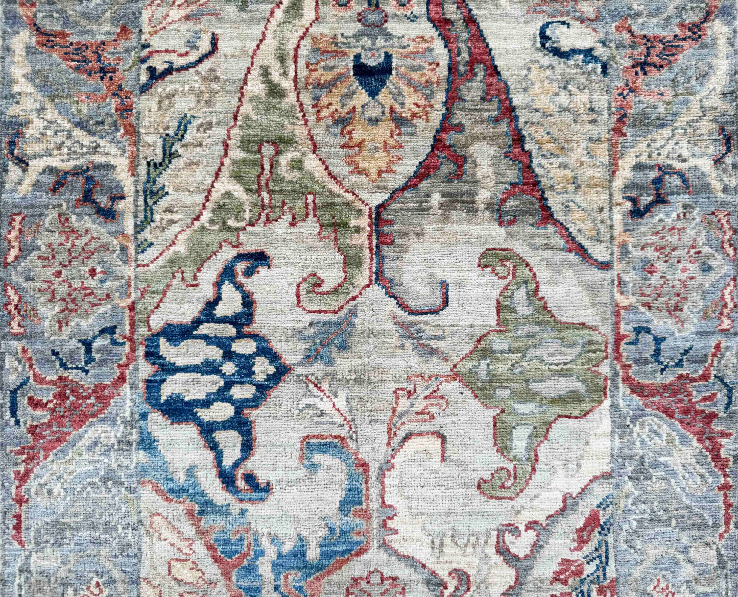 Turkmen weave Afghan hall runner, vegetable dyes, 492x81 cm | Rug# 27248