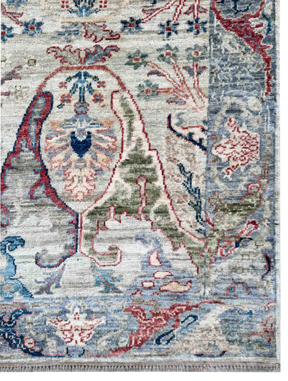 Turkmen weave Afghan hall runner, vegetable dyes, 492x81 cm | Rug# 27248