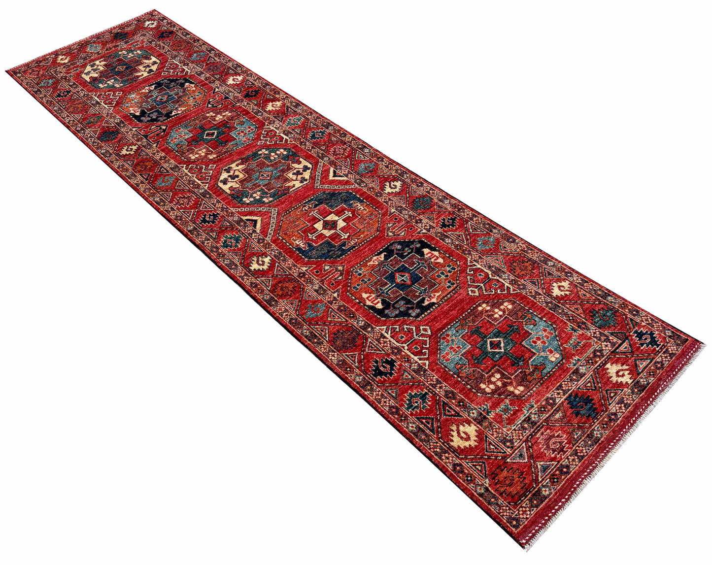 Ersari Turkmen weave, 12th century Temirdshin Gol inspired | Rug# 27249