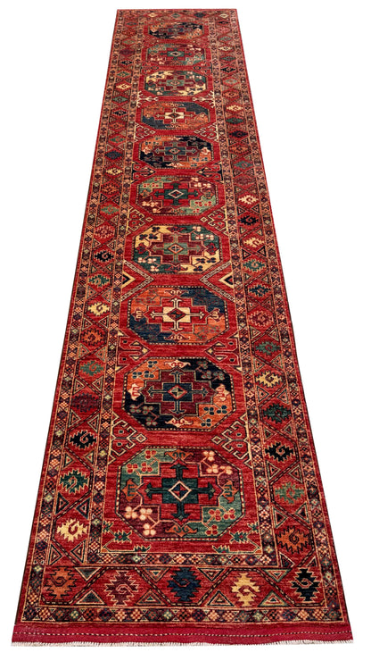 Ersari Turkmen, 12th century Temirdshin Gol inspired | Rug# 27251