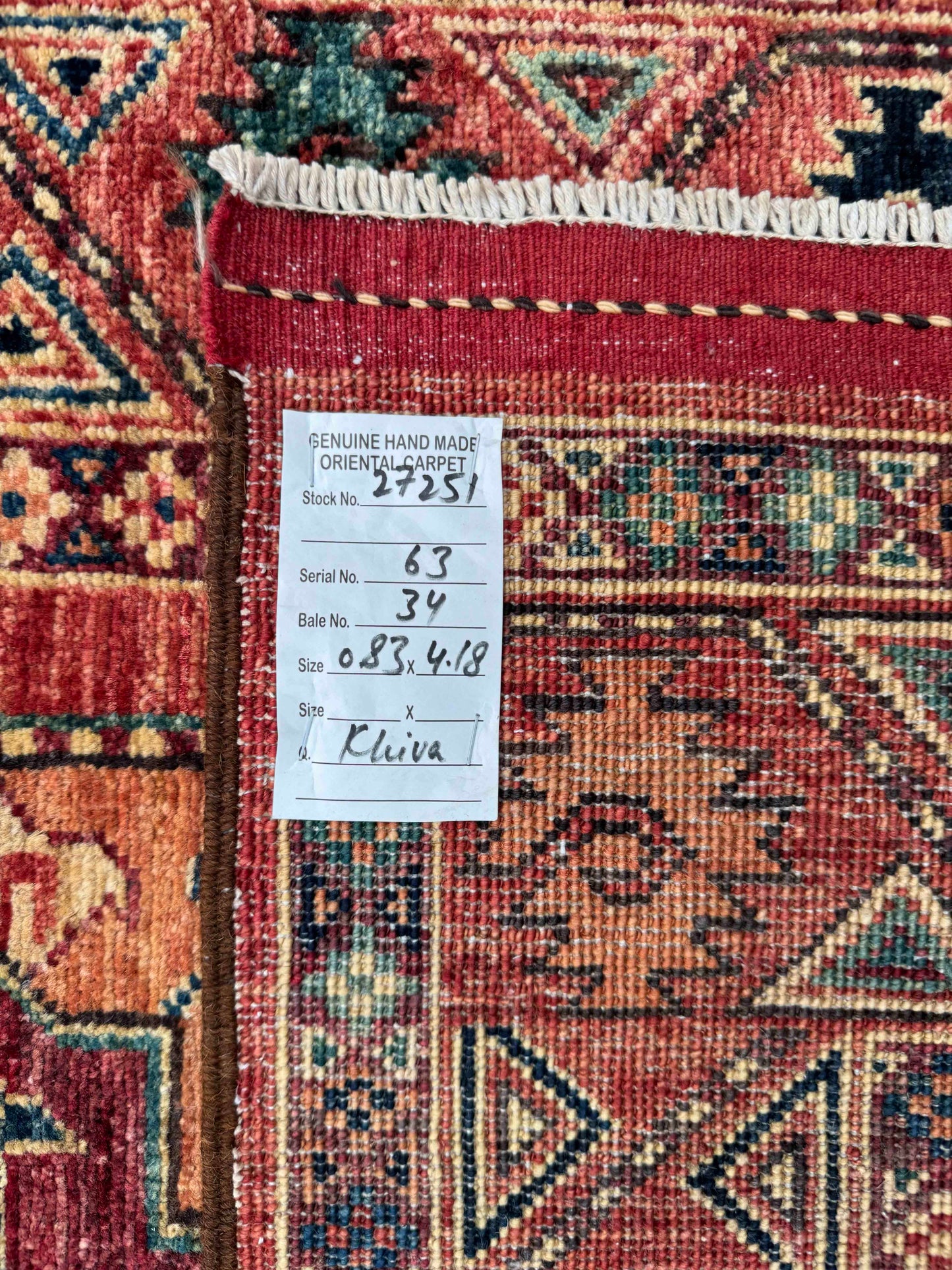 Ersari Turkmen, 12th century Temirdshin Gol inspired | Rug# 27251