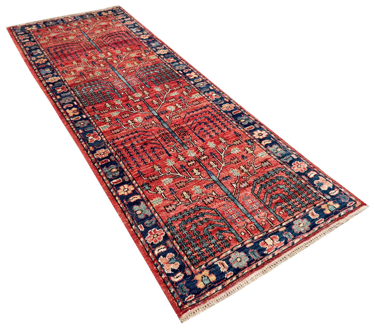 Turkmen weave Afghan, 19th century Zigler inspired 173x65cm | Rug# 27261