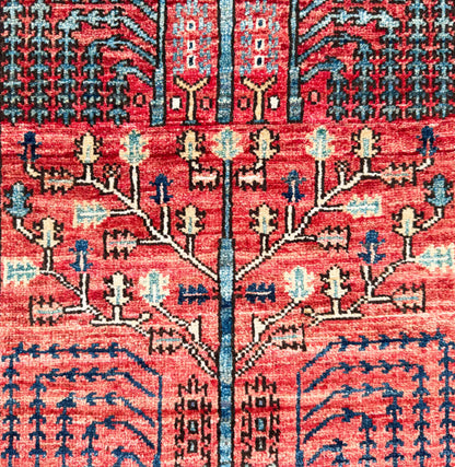 Turkmen weave Afghan, 19th century Zigler inspired 173x65cm | Rug# 27261