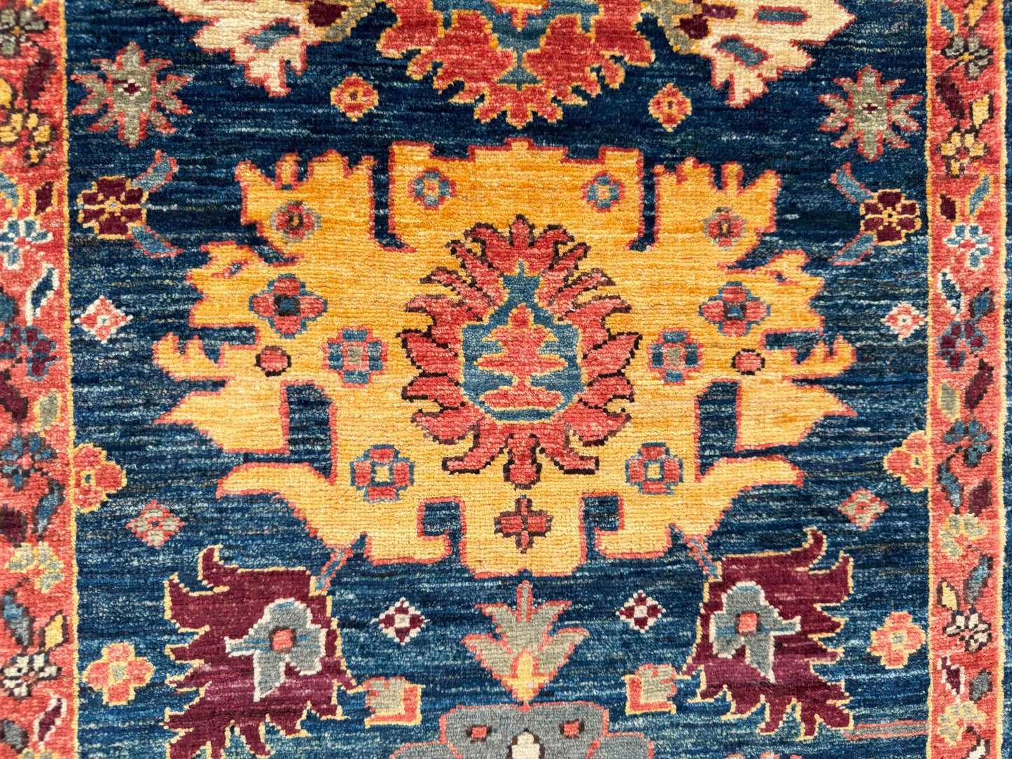 Turkmen weave Afghan, Safavid guls  196x67cm | Rug# 27262