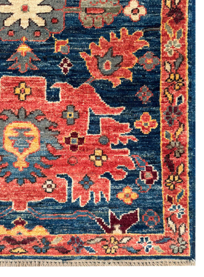 Turkmen weave Afghan, Safavid guls  196x67cm | Rug# 27262