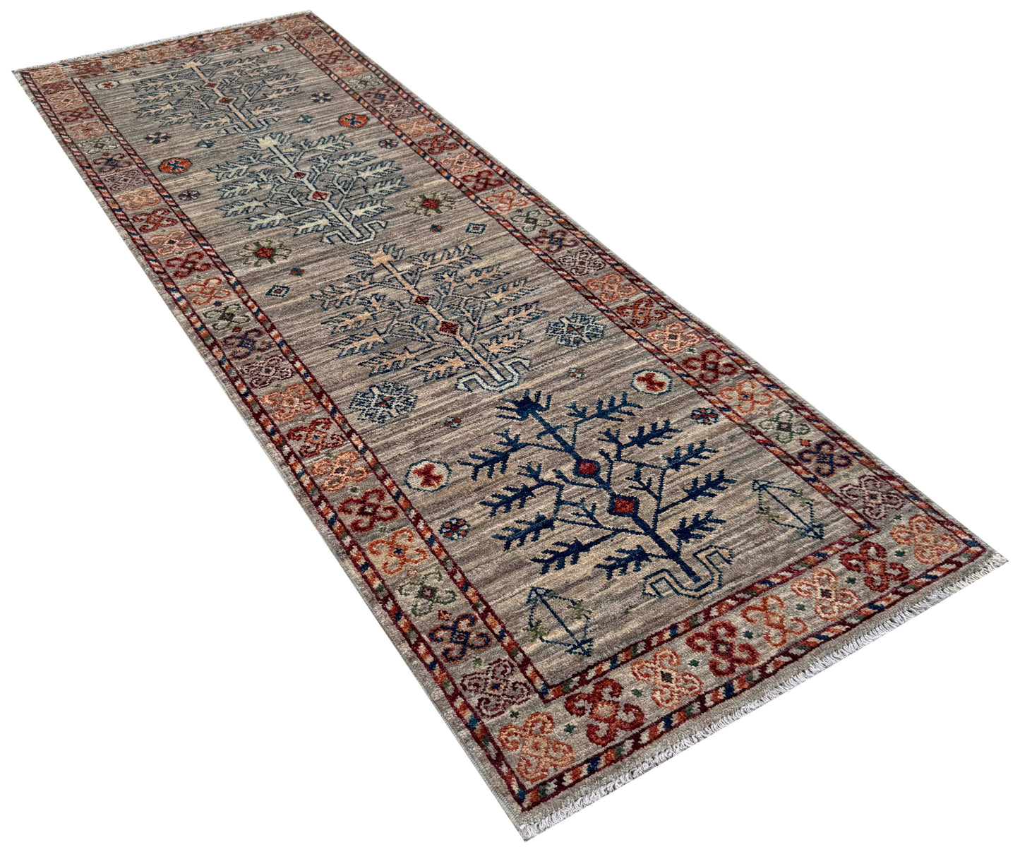 Turkmen weave Afghan, 19th.c Bakhshaish Ziegler inspired 176x63cm |  Rug# 27263