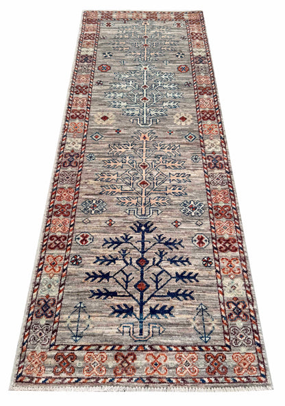 Turkmen weave Afghan, 19th.c Bakhshaish Ziegler inspired  176x64cm | Rug# 27265