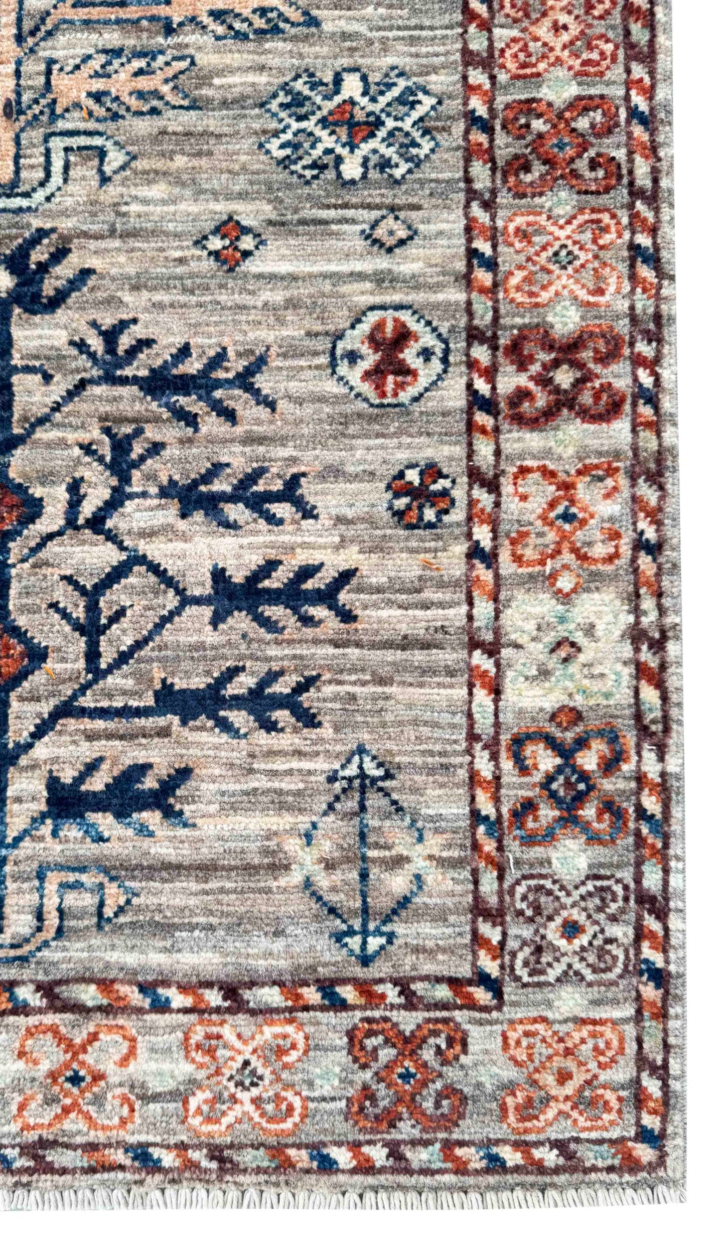 Turkmen weave Afghan, 19th.c Bakhshaish Ziegler inspired  176x64cm | Rug# 27265