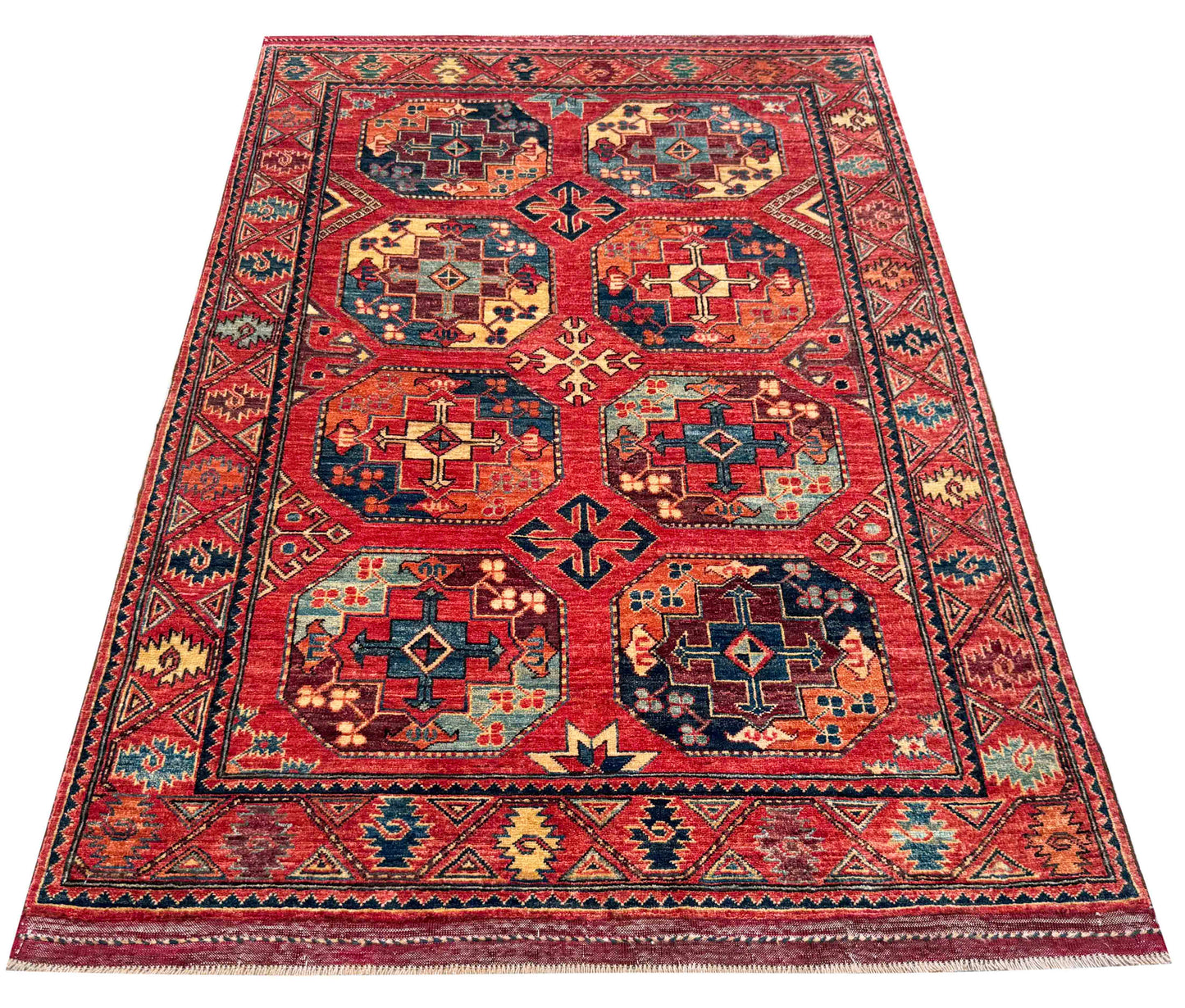 Ersari Turkmen, 12th century Temirdshin Gol inspired 182x123cm | Rug# 27269