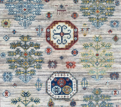 Turkmen weave Afghan, 19th century Caucasian inspired 178x122cm | Rug# 27272