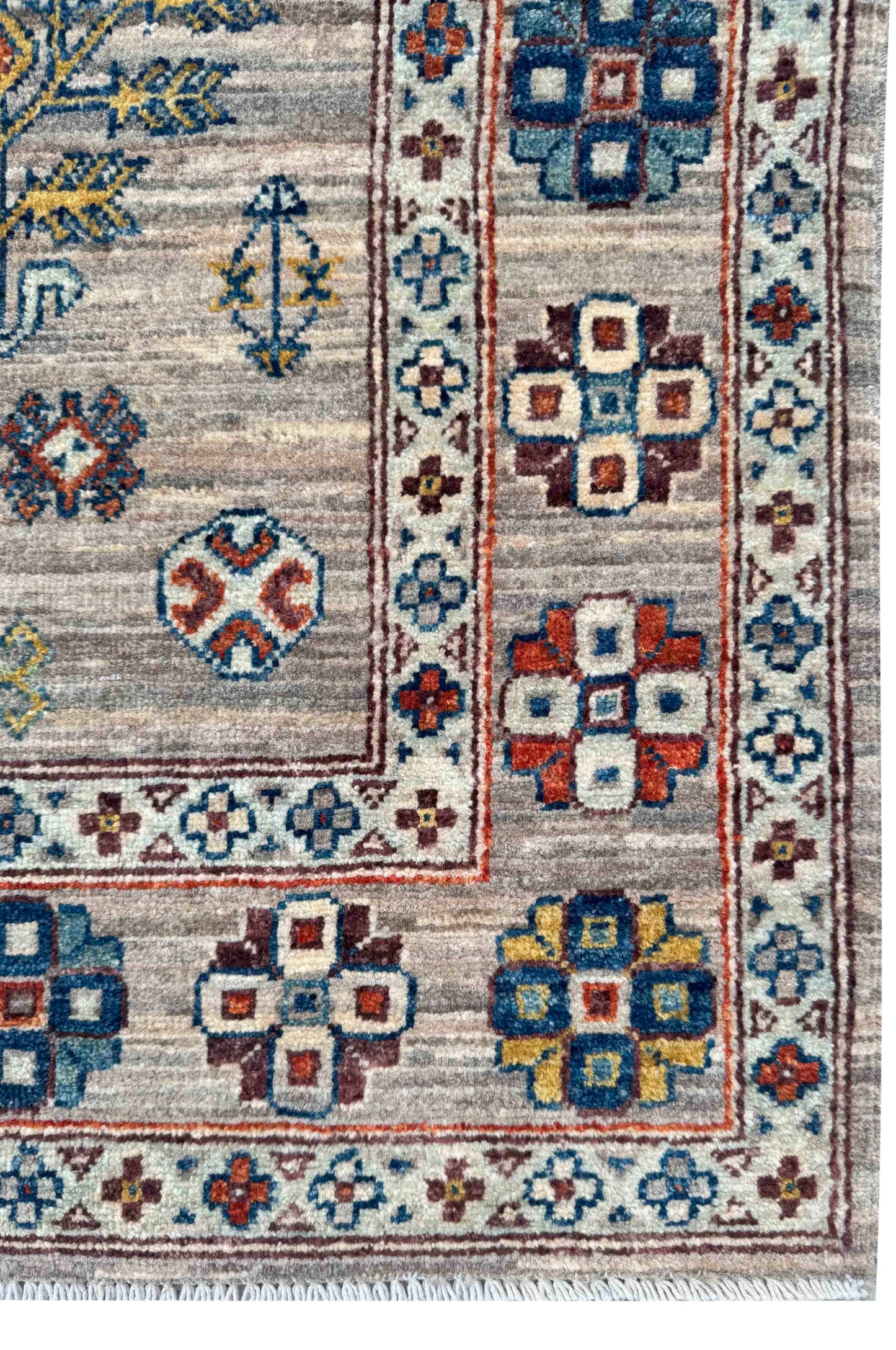 Turkmen weave Afghan, 19th century Caucasian inspired 178x122cm | Rug# 27272