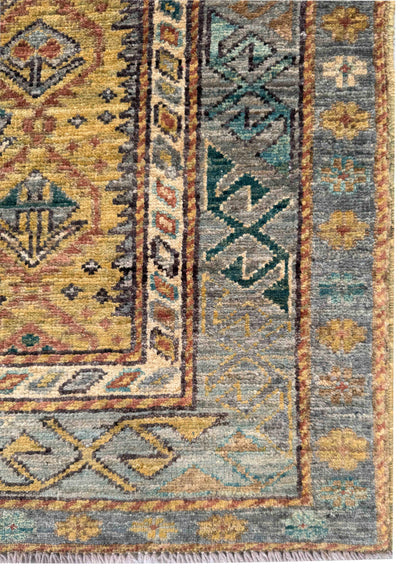 Turkmen weave Afghan, 19th century Caucasian prayer inspired 152x99cm | Rug# 27273
