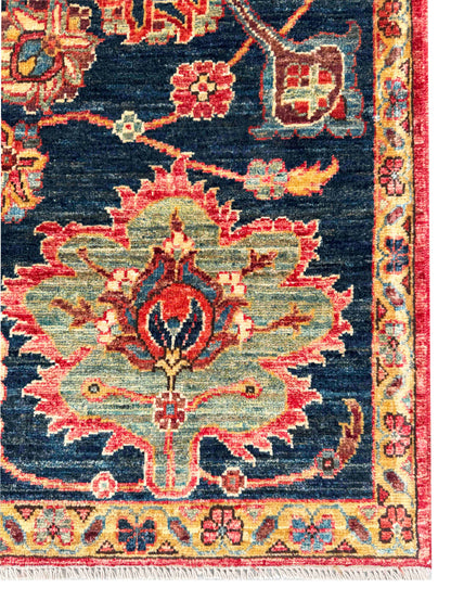 Turkmen weave Afghan , 17th century Safavid design 222x215cm | Rug# 27275