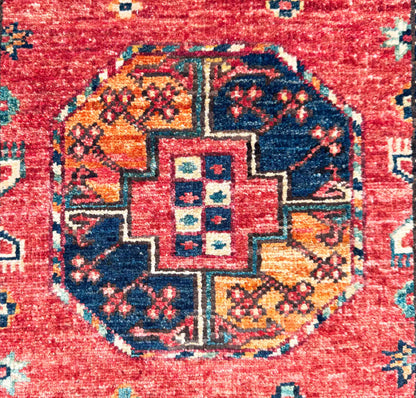 Ersari Turkmen, 12th century Temirdshin Gol inspired 96 x61 cm | Rug# 27276