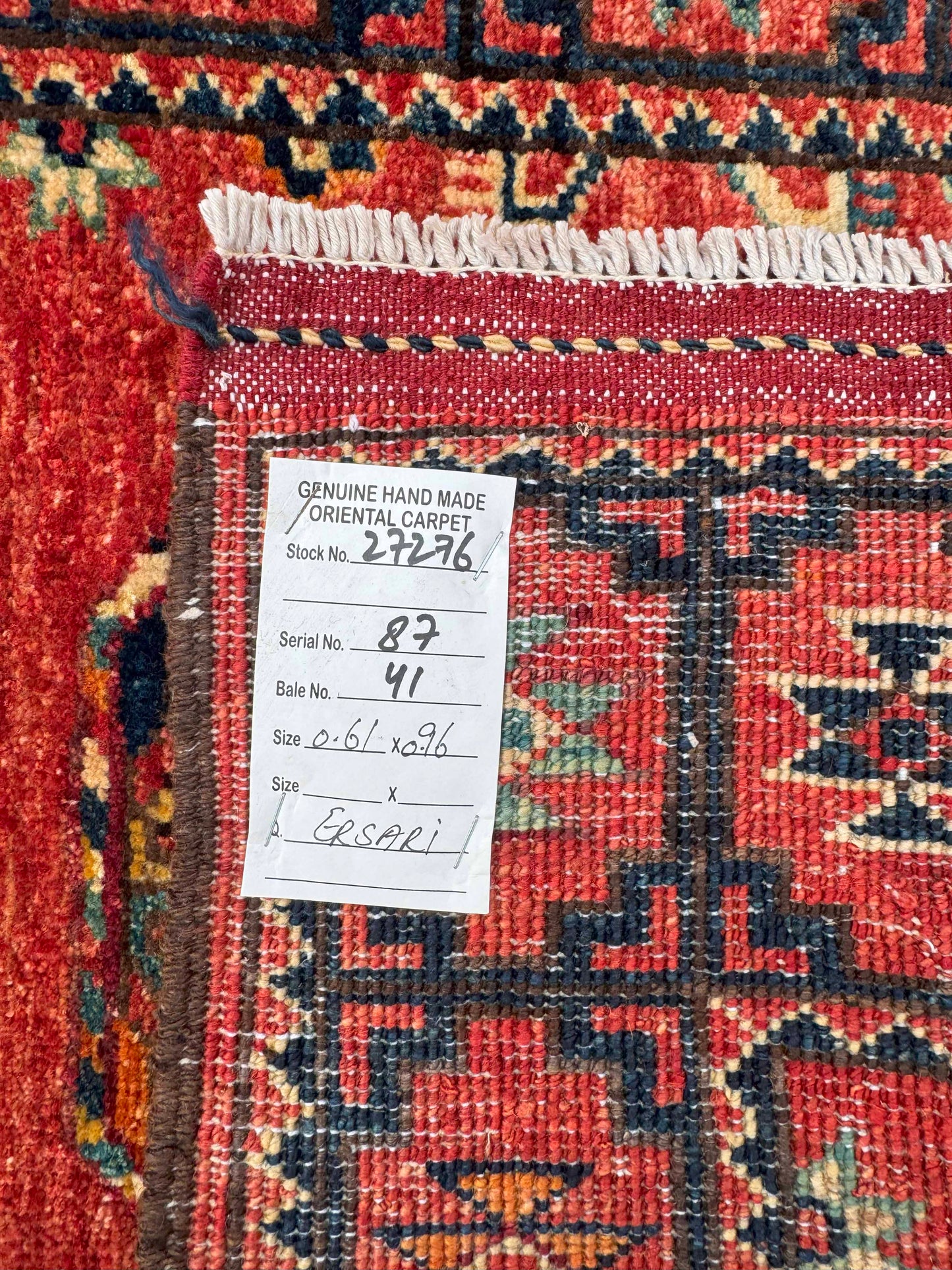 Ersari Turkmen, 12th century Temirdshin Gol inspired 96 x61 cm | Rug# 27276