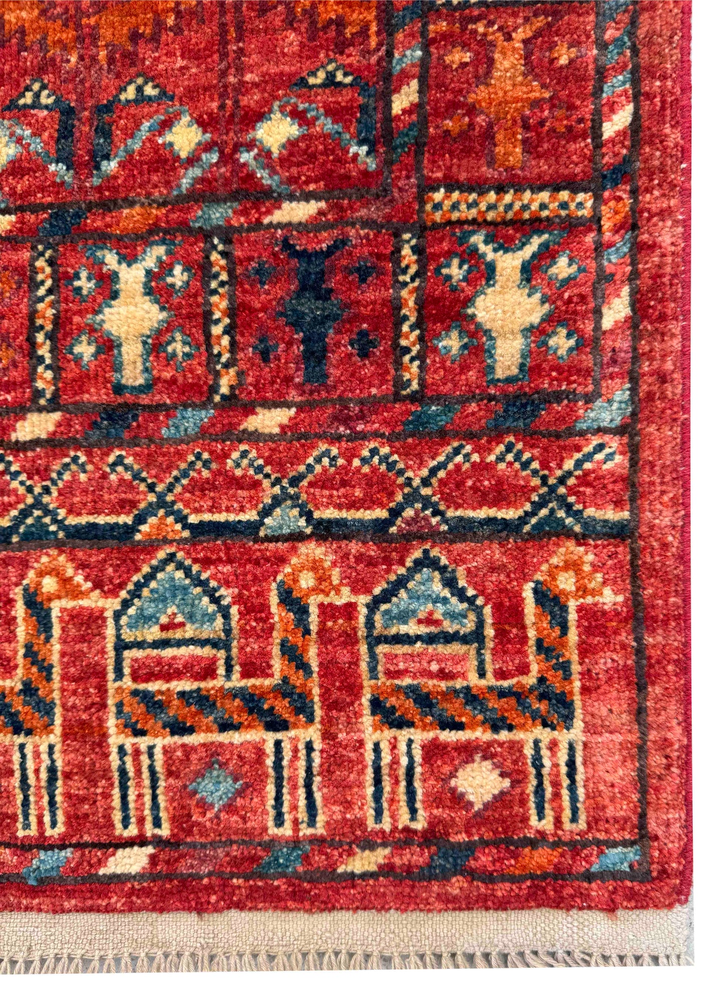 Ersari Turkmen prayer rug, Uzbekistan 88x62cm | Rug# 27277