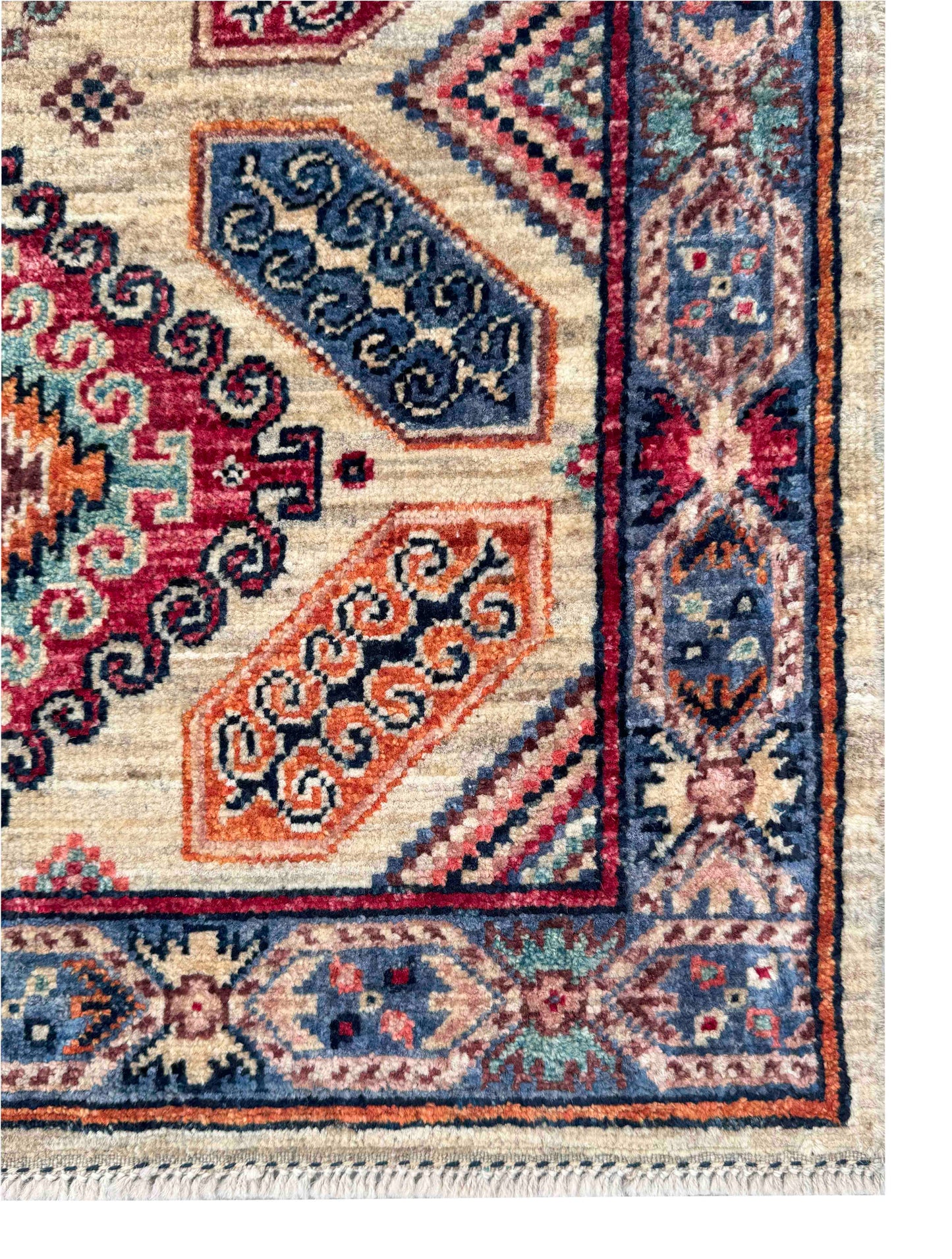 Turkmen weave Afghan, 19th century Caucasian design  245x77cm | Rug# 27280