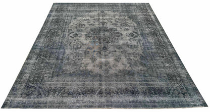 Persian vintage and distressed Overdyed Kerman 371x297cm | Rug# 27281