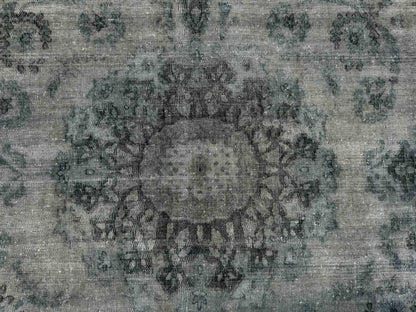 Persian vintage and distressed Overdyed Kerman 371x297cm | Rug# 27281