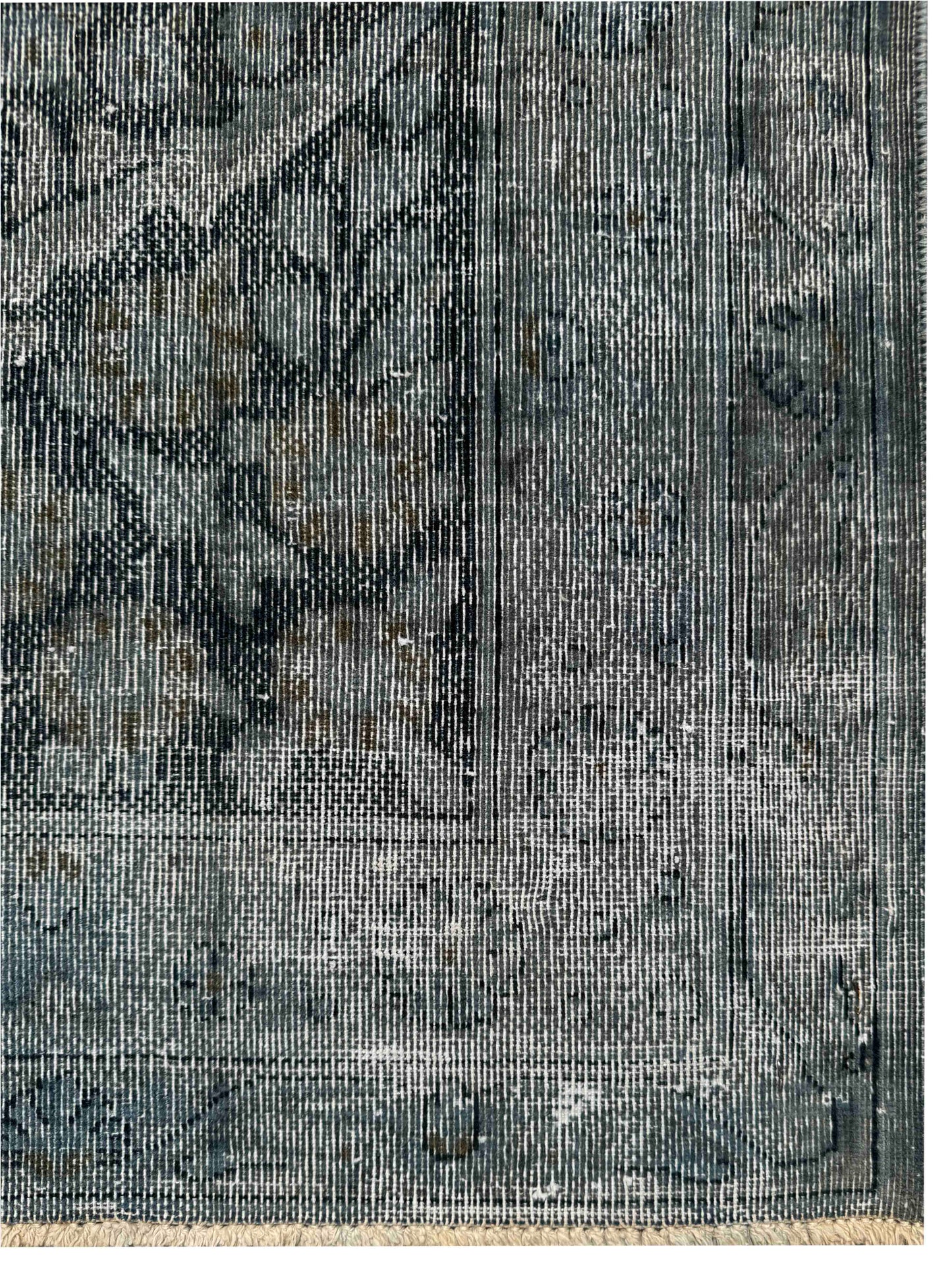 Persian vintage and distressed Overdyed Kerman 371x297cm | Rug# 27281