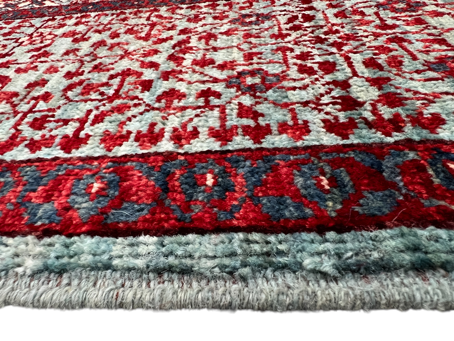 Turkmen weave Afghan, 15th century Mamluk design  291x24 cm | Rug# 27284