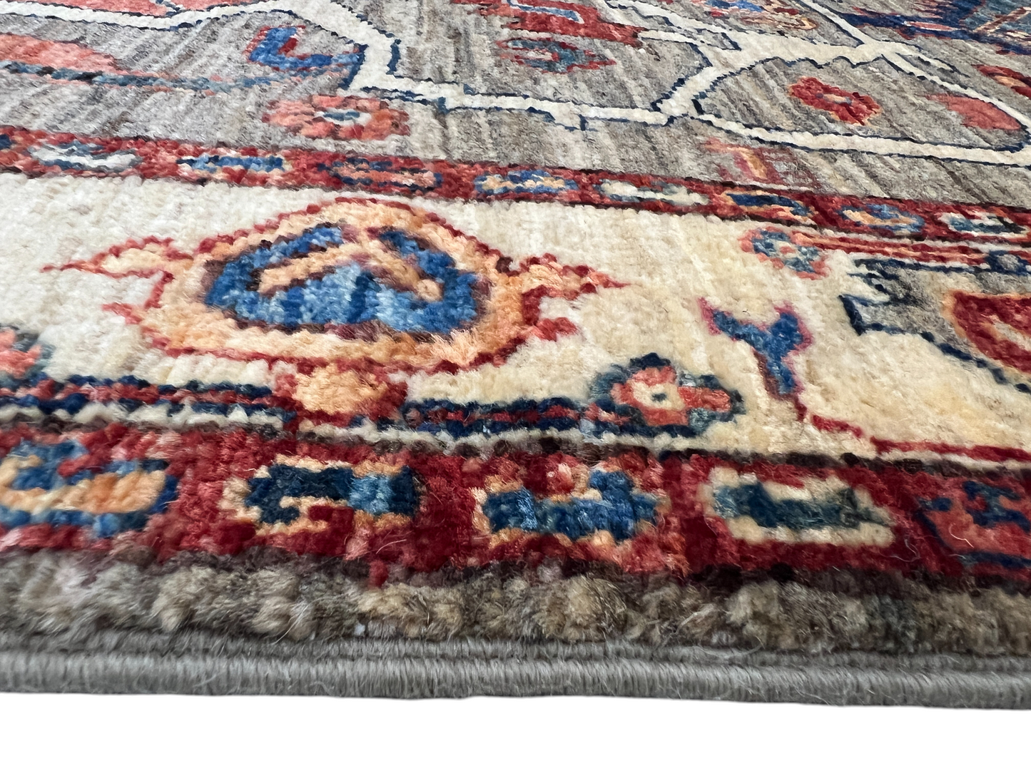 Turkmen weave Afghan, 19th Serapi design 292x79cm | Rug# 27287
