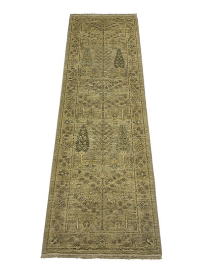 Turkmen weave Afghan, 17th century Safavid design 297x85 cm | Rug# 27288