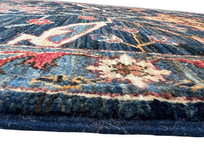 Turkmen weave Afghan, 17th Bijar design, size 305x80 cm | Rug# 27291