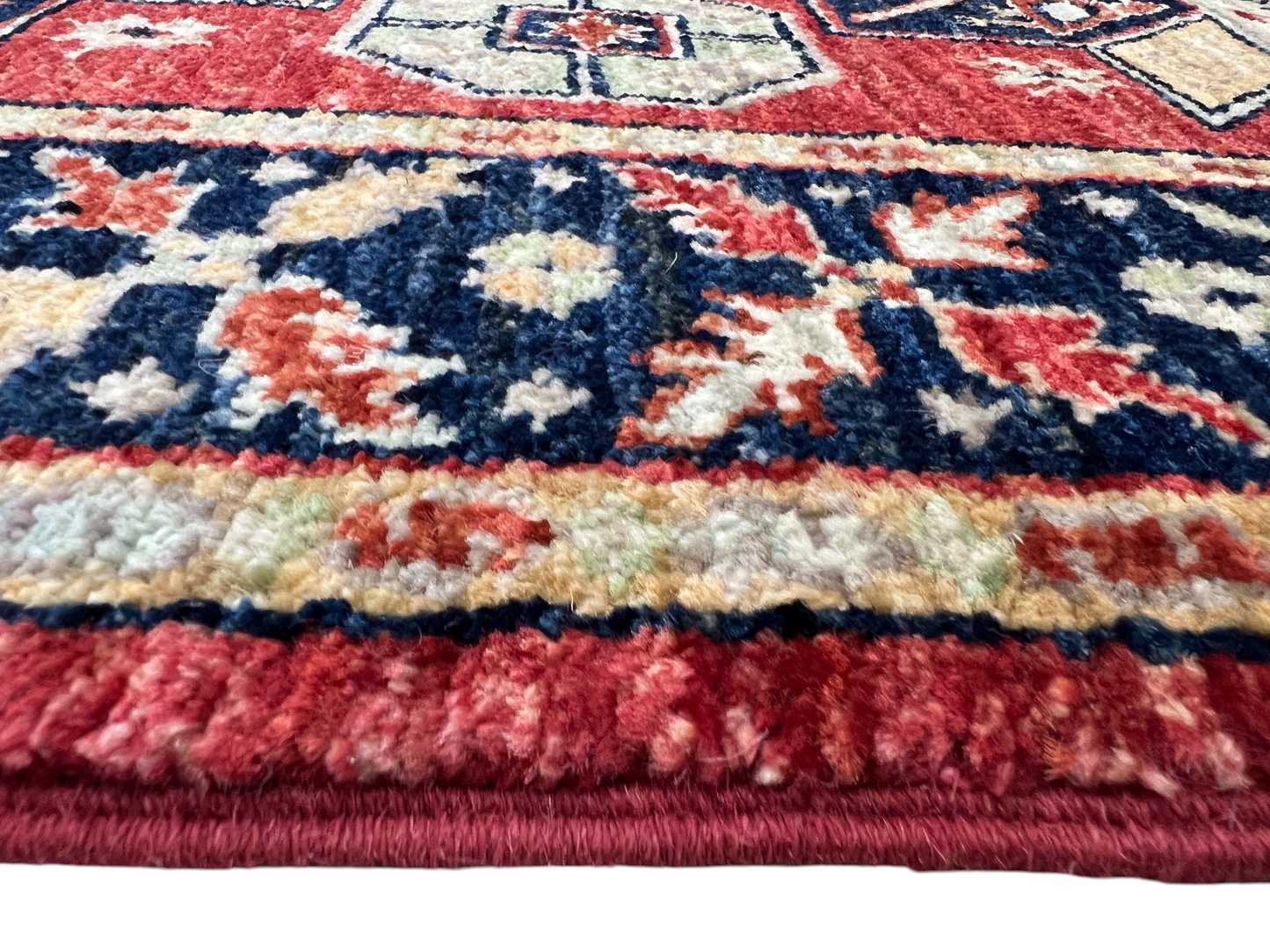 Turkmen weave Afghan, Caucasian Lotus design 150x101 cm | Rug# 27294