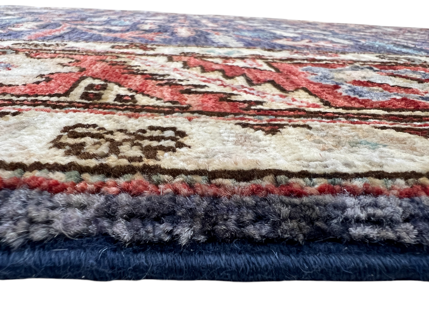 Turkmen weave Afghan, 19th.c Caucasian design 184x131 cm | Rug# 27295