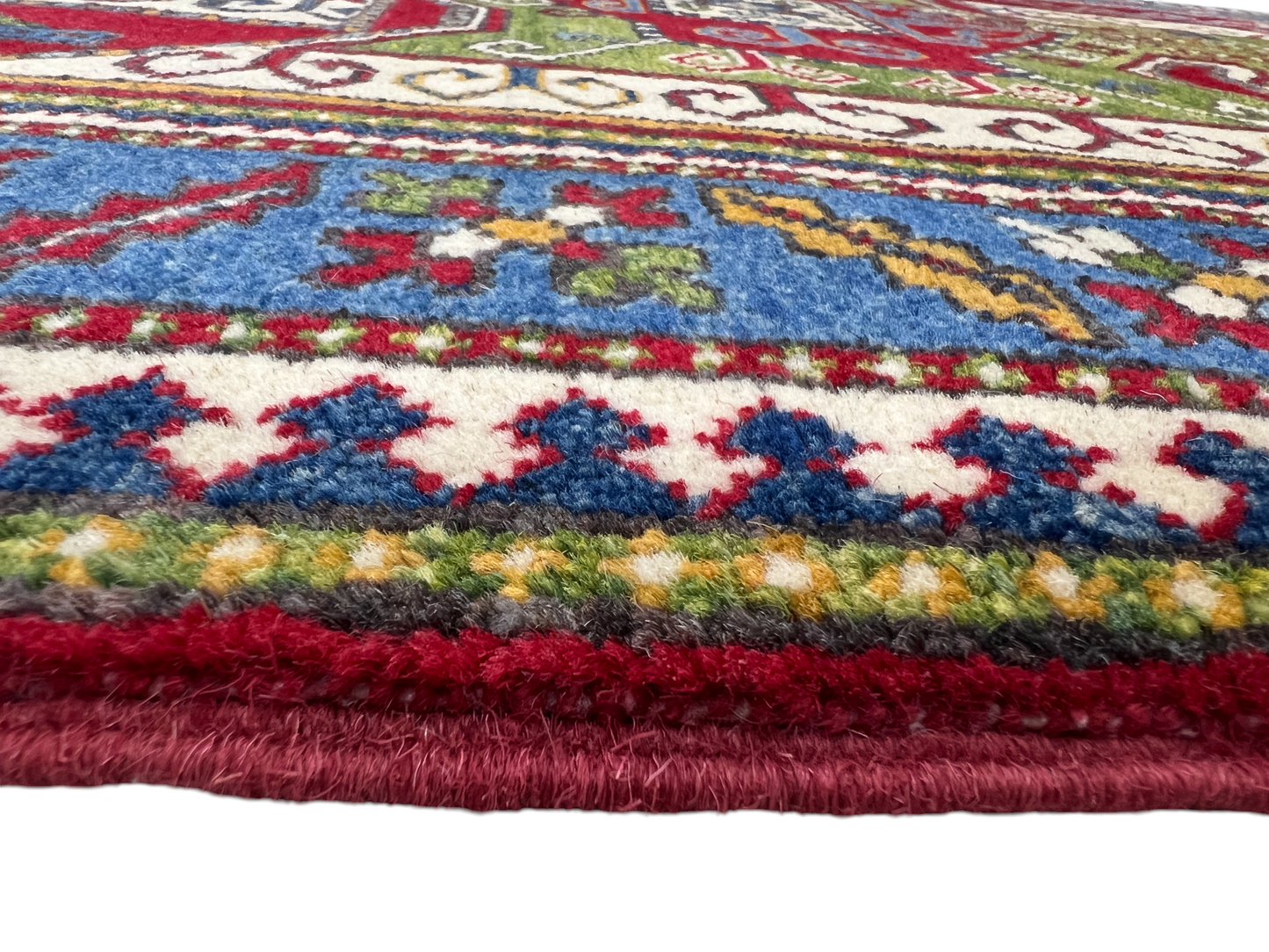 Chechen weave Afghan, 19th.c Kazak design  172x120 cm | Rug# 27298