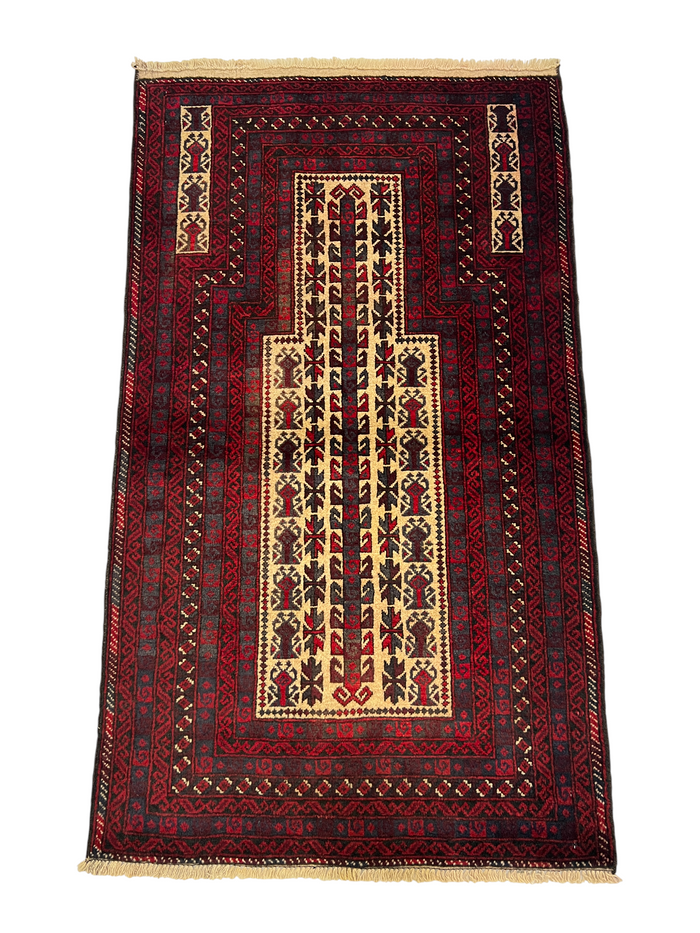 Nomadic Balouch prayer rug, circa 1970, Herat 148x87 cm  | Rug#27304