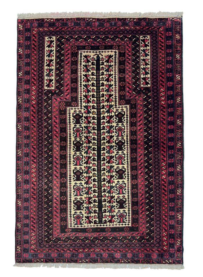 Balouch prayer rug 152×92 cm | Rug# 27305