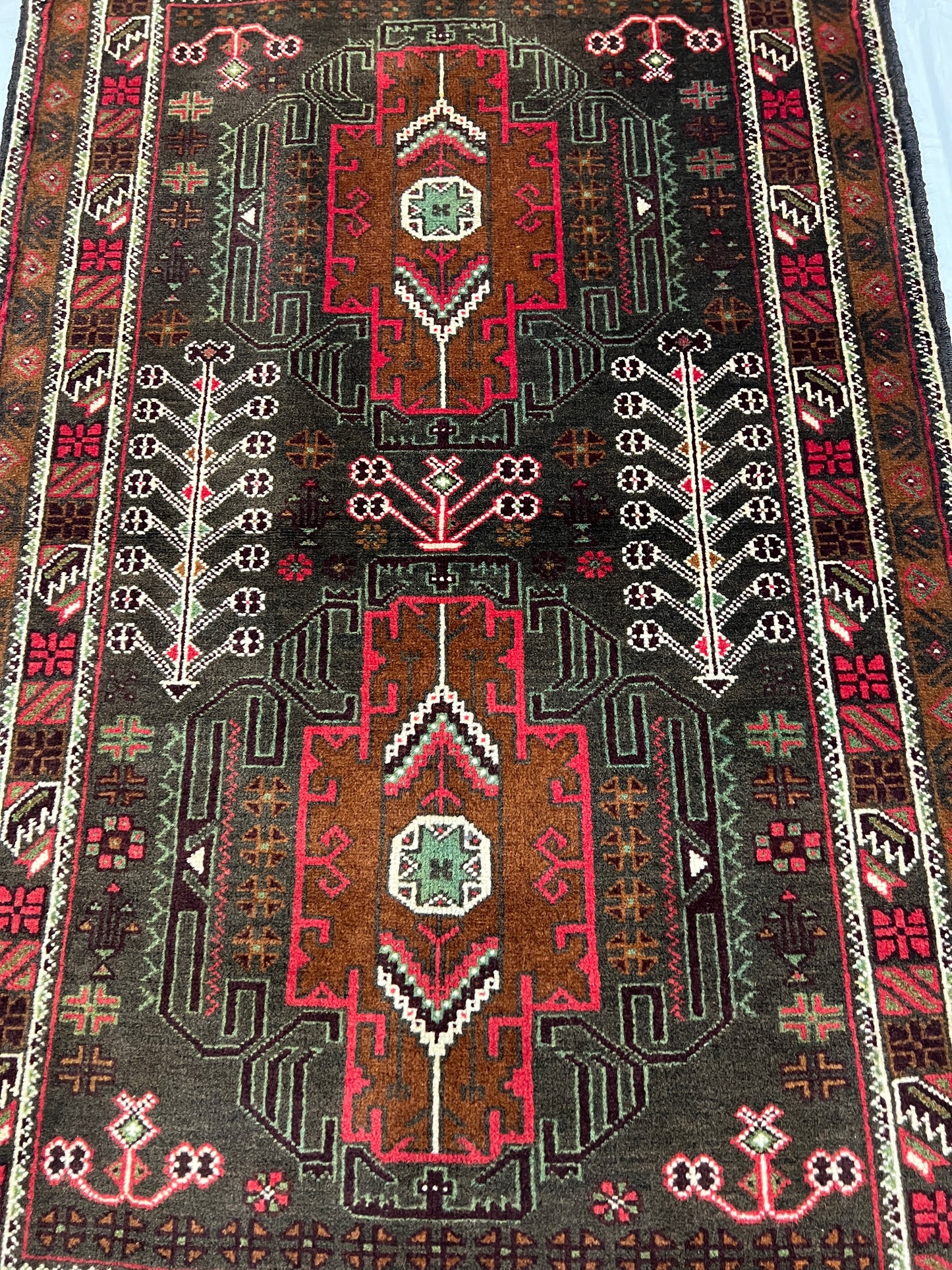 Hand knotted Balouch prayer rug 130×84 cm | Rug# 27306