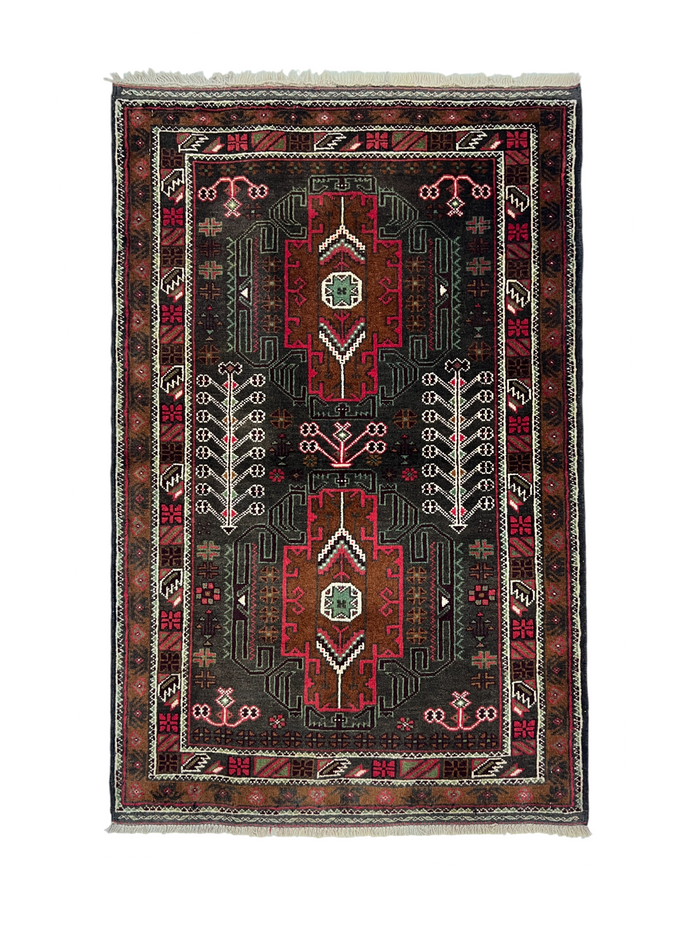 Hand knotted Balouch prayer rug 130×84 cm | Rug# 27306