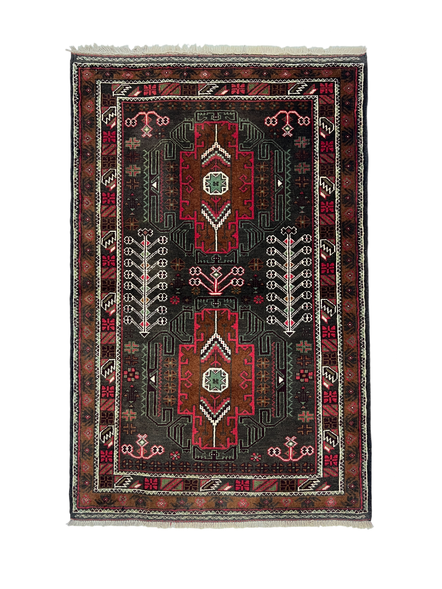 Hand knotted Balouch prayer rug 130×84 cm | Rug# 27306