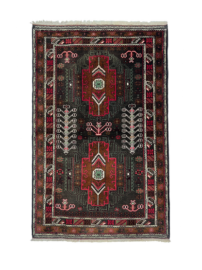 Hand knotted Balouch prayer rug 130×84 cm | Rug# 27306