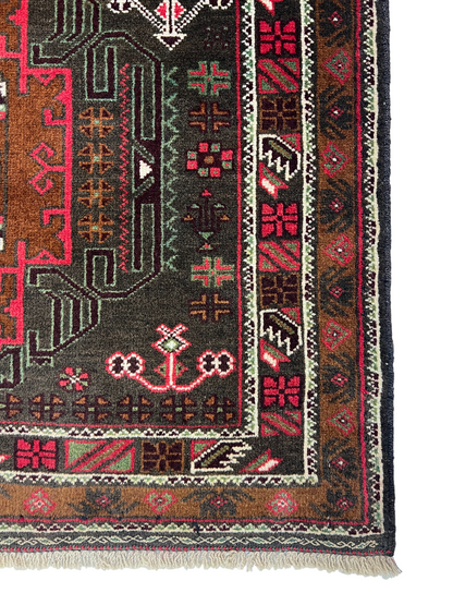 Hand knotted Balouch prayer rug 130×84 cm | Rug# 27306